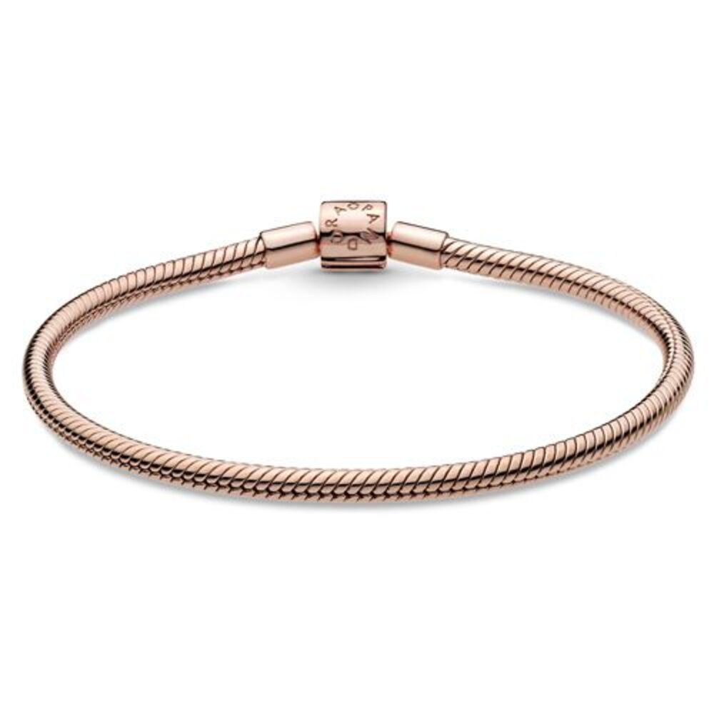 Pandora Moments Barrel Clasp Snake Chain Bracelet